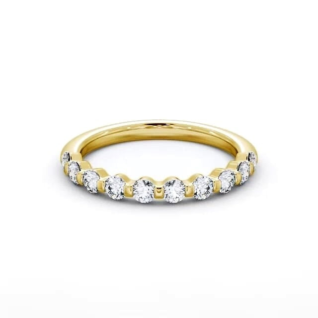 Mae Half Eternity Round Lab Diamond Tension Set Ring